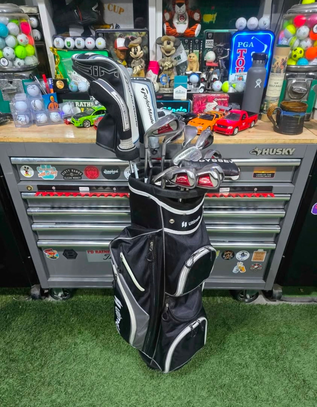 Taylormade and Callaway Left Hand Golf Set