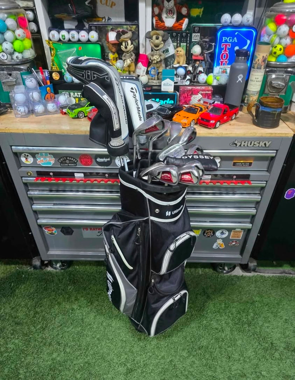 Taylormade and Callaway Left Hand Golf Set