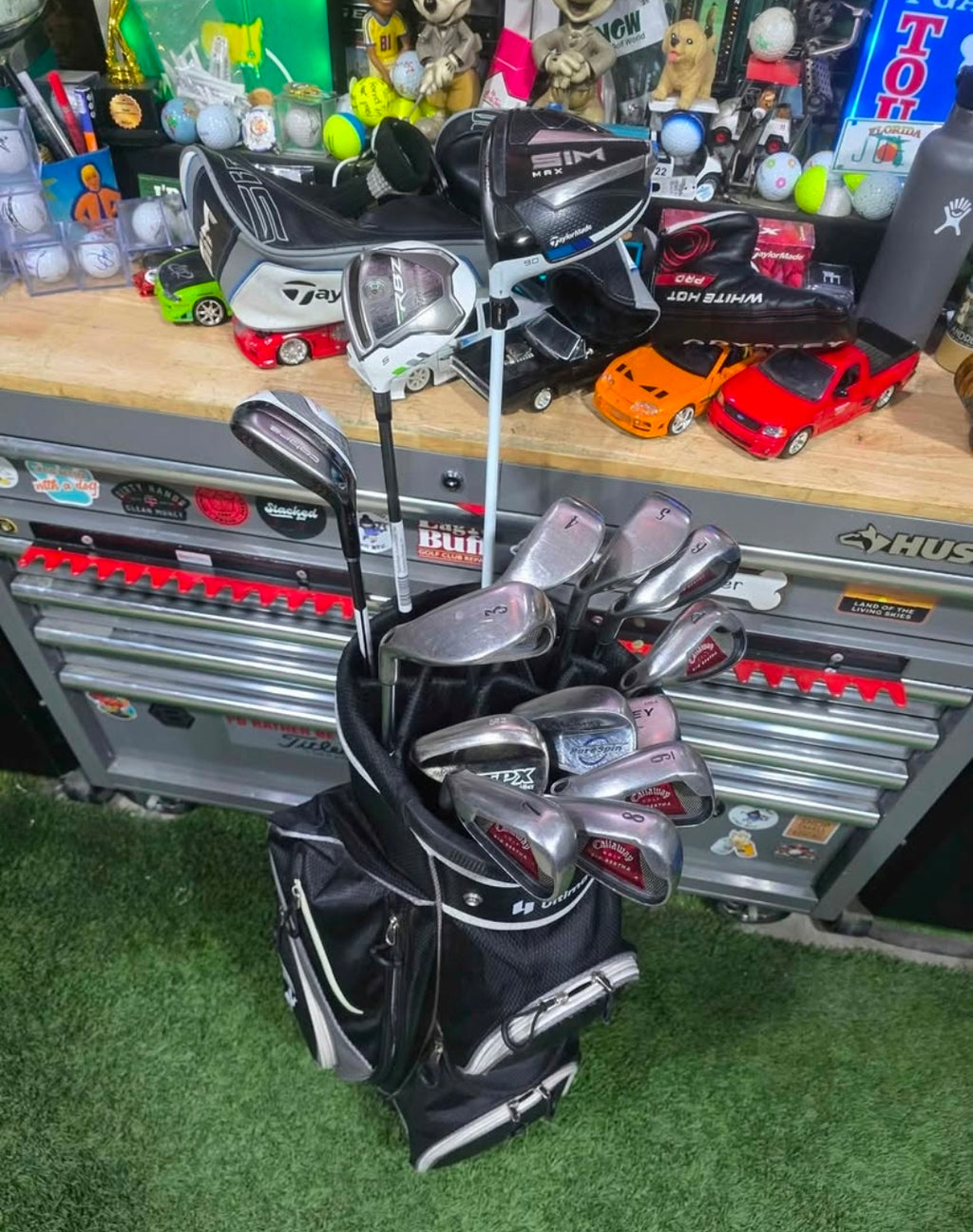 Taylormade and Callaway Left Hand Golf Set