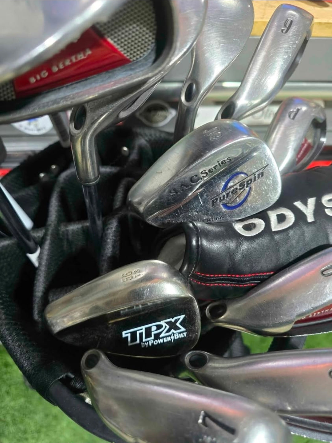 Taylormade and Callaway Left Hand Golf Set